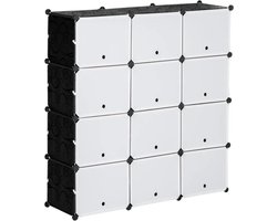 Kast - Kledingkast - Opbergkasten - Opbergrek - Organizer - 125 x 32 x 125 cm