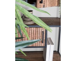 Kast Loek 210 x 80 cm - Bruin Mangohout