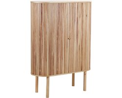Kast MANARA Paulowniahout Lichtbruin