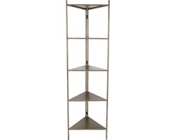 Kast open 58,5x41x200 cm DISPLAY antiek brons