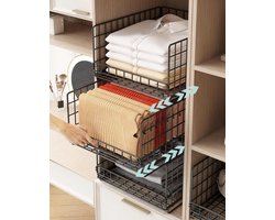 Kast Organizer - Uittrekbare Opbergers voor Kleding, Multifunctionele Opbergsystemen in Huis