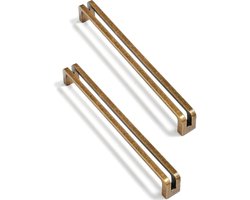 Kast Trekt - Lade Pulls - Meubels Vernieuwen - Antiek Messing Look - 160mm Hartafstand - Brons