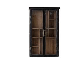 Kast vurenhout zwart Hazem 50x80cm