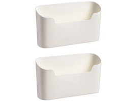 Kastdeur Organizer - Wandopberger - Ruimte Optimaliseren - Zelfklevend Geen Boren - 2 stuks - Wit
