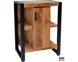 Kastje/Badkamermeubel Bas Mangohout 60 cm - Naturel