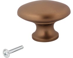 Kastknoppen Brons rond 27 mm - Kastknop - Meubelknop - Deurknoppen voor kasten - Meubelbeslag - Deurknopjes - Meubelknoppen - Macon