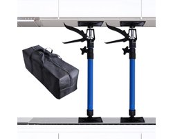 Kastlifter - Hulpmiddel - Meubels Monteren - Verstelbare Hoogte - 30 kg Draagkracht - Blauw