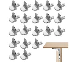 Kastplankdrager - 20 stuks - Planksteunpennen - Ø5mm - Scheidingswand Steunspijkers - Planksteunnagels - Kastspijkers - Legplankdrager - Planksteunen - Hoekverbinder - Meubelbeslag Accessoires - Voor keukenkasten, boekenkasten, kledingkasten