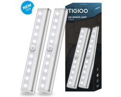 Kastverlichting LED met bewegingssensor- Keukenverlichting op batterij - LED Kast Verlichting Draadloos (2-PACK)