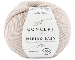 Katia Concept Merino Baby - 27 lichtbeige - Wol Garen