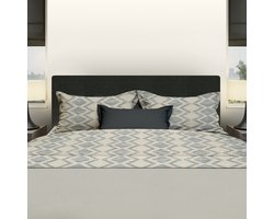katoen laken Mazzini antra 240x300 met kussenslopen