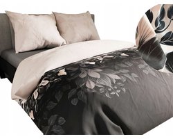 Katoen Satijnen Dekbedovertrek Set 200x220cm - 100% Katoen