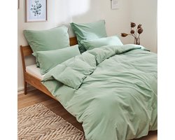 Katoenen Beddengoed Set - Ademend en Huidvriendelijk - 1 stuk - Diverse Kleuren