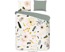 Katoenen Dekbedovertrek - 140x220cm - Tweepersoons - Inclusief Kussenslopen - 100% Katoen - Multicolor