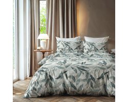 Katoenen Flanellen Dekbedovertrekset Autumn Leafs - 240x220 + 2*60x70cm