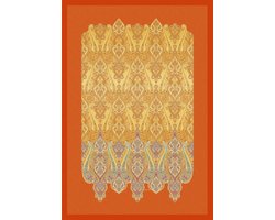 Katoenen Foulard - Sprei Plaid - Huisdecoratie - Ademend Materiaal - 180x270 cm - Goud
