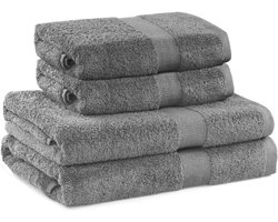 Katoenen Handdoeken Set - Badtextiel Liefde - Dagelijks Gebruik - Hoge Absorptie 525 g/m² - 2x 50x100 2x 70x140