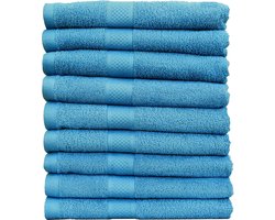 Katoenen Handdoeken Turquoise – Set van 6 Stuks – 50 x 100 cm