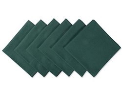 Katoenen Kussen in Donker Groen 20x20