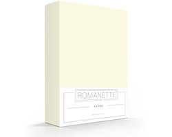 Katoenen Lakens Romanette Ivoor-240 x 260 cm