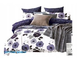 Katoenen Satijnen Dekbedovertrekset 200x220cm + 2 Kussenslopen 70x80cm