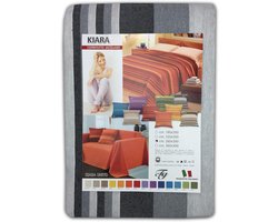 Katoenen Sprei - Bankovertrek Plaid - Meubel Bescherming - 100% Puur Katoen - 180x260 cm - Zwart