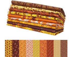 Katoenen Stof Bundels - Fat Quarters Stofpakketten - Quilten en Naaien - Voorgesneden met Zigzagrand - 18 x 22 inch