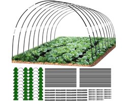 Katoenen Tunnelbogen voor Tuinbedden, Ideaal voor Folietunnels, Tuinaccessoires en Kweekbedden (Verpakking van 30)