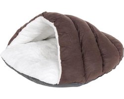 Katten mandje-Bruin-46,5x42x21cm-Animal King