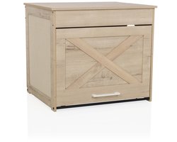 Kattenbench / kattenhol KITTY PAWBOX 1 60x50x53,2 cm eiken hjh LIVING