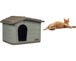 Kattenhuis - kattenhok - slaaphuis - kattenhok - Huisdierhuis - 51x38x35cm