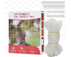 Kattennet Kattennet Voor Balkon Balkon net Makkelijk te monteren Balkongaas 3x8m