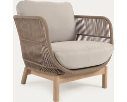 Kave Home Tuinset Catalina - Stof - bruin - 80 x 78 x 76 cm