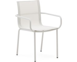 Kave Home Tuinstoelen Galdana - Aluminium - grijs - 58 x 84 x 56 cm