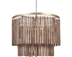 KAVERI - Hanglamp - Donkerbruin - Mangohout