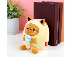 Kawaii Kat Boekensteun - Geel/ijsje van Balvi