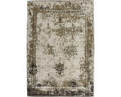 Kayoom vintage-Patchwork vloerkleed - echt handgemaakt 120 x 170 Groen