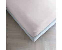 Kayori Emma Hoeslaken Katoensatijn - 180x200cm - Matrasdikte 35cm - Rondom Elastiek - Lavender