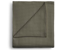 Kayori Goya Bedsprei - Eenpersoons - 180x260 cm - Donkergroen