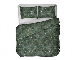 Kayori Jaimy Dekbedovertrek - Lits-jumeaux - 240x200/220 cm - Groen