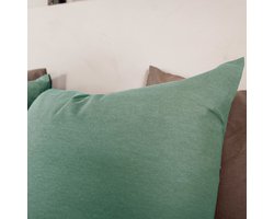 Kayori Kai Kussensloop - 60x70cm Set van 2 - 100% Katoen - Zacht - Zeeblauw
