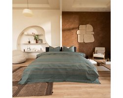 Kayori Kenro Dekbertrek Tencel - 240x200-220 + 2 slopen - Lits-jumeaux - Zacht & Verkoelend - Groen