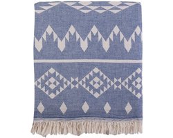 Kayori - Kiku - Hamamdoek - 100x180 - Donkerblauw