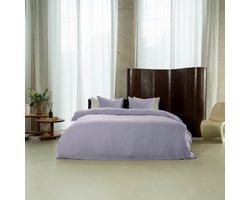 Kayori Kiyo Dekbedovertrek Tencel - 260x200-220 + 2 slopen - Lits-jumeaux - Lila