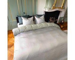 Kayori Myoko Dekbedovertrek Katoensatijn - 240x200-220 + 2 slopen - Lits-jumeaux - Zacht, Ademend & Vochtregulerend - Zand