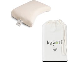 Kayori Saiko Kussensloop Premium Jersey - 40x60 + 10cm - Set van 2 - Offwhite