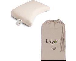 Kayori Saiko Kussensloop Premium Jersey - 40x60 + 10cm - Set van 2 - Taupe