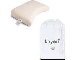 Kayori Saiko Kussensloop Premium Jersey - 40x60 + 10cm - Set van 2 - Wit