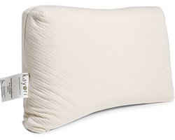 Kayori Sosei Hoofdkussen Soft Natuurlatex - 12cm Hoog - Ondersteunende Vorm - 40x60 cm