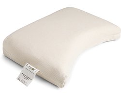 Kayori Sosei Hoofdkussen Soft Natuurlatex - 8cm Hoog - Ondersteunende Vorm - 40x60 cm